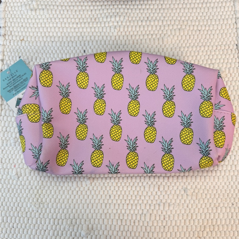 Vibrant Pink Pineapple Kids Pouch